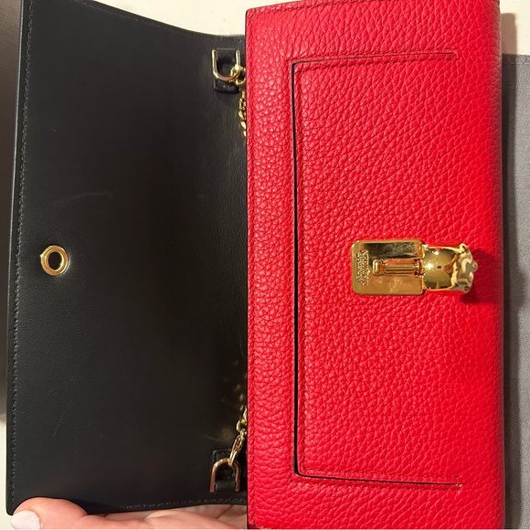 Alexander McQueen Red Wallet on Chain main image 6